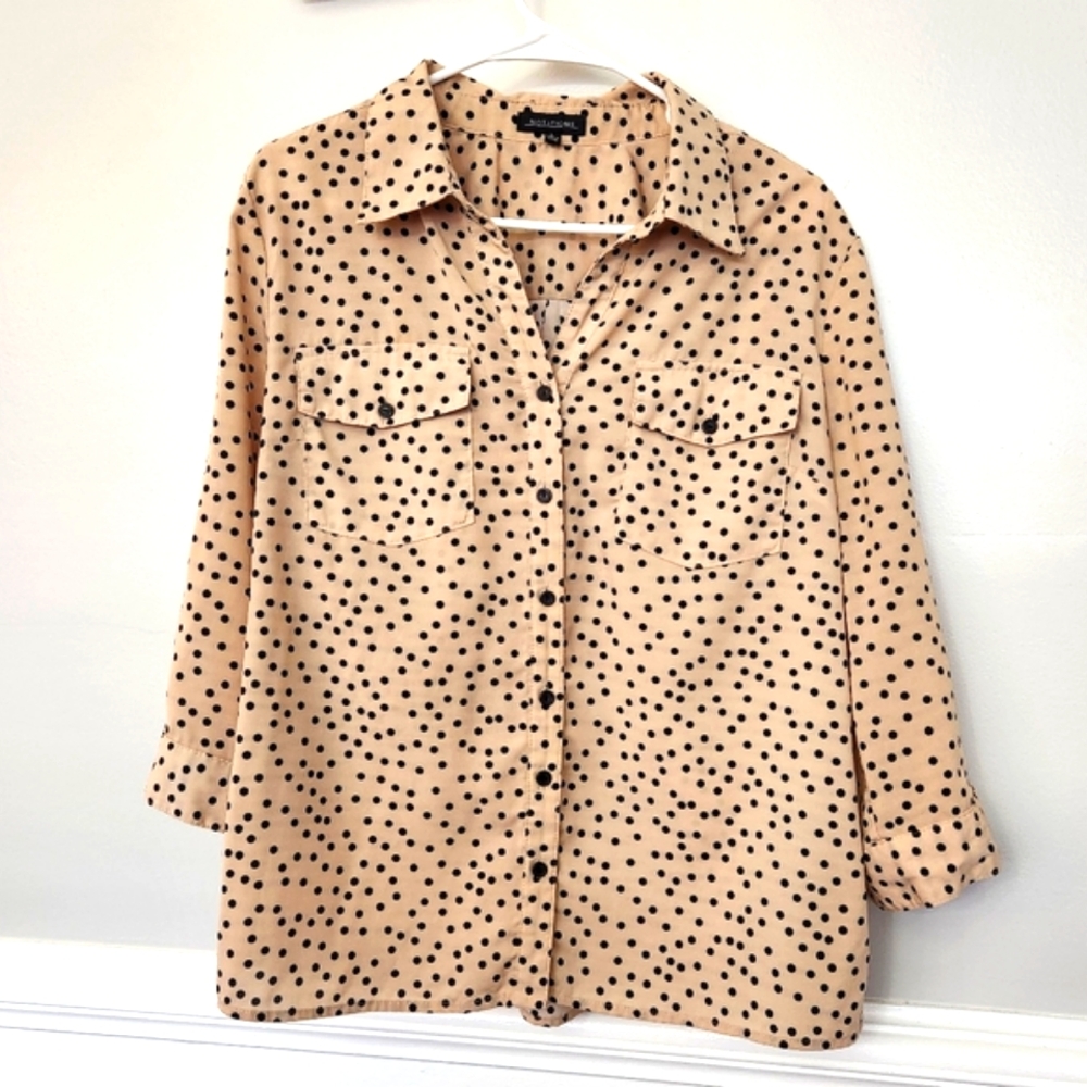 Button down Blouse by Notations Sz L